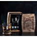 Personalized whiskey gift set,- set number 96 