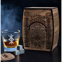 Personalized whiskey gift set,- set number 96 