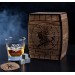  configuration option: glass + box + 3 whiskey stones + coaster