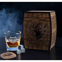 Personalized whiskey gift set - set number   87