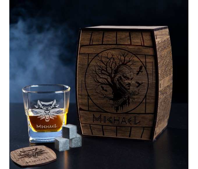 Personalized Whiskey Gift Set Hero from the game