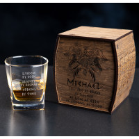 Personalized whiskey gift set - set number 100