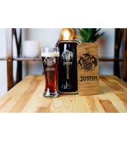 Personalized beer gift set