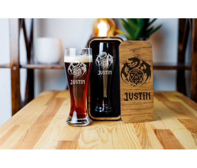 Personalized beer gift set