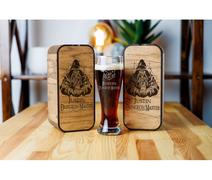 Personalized beer gift set Game master