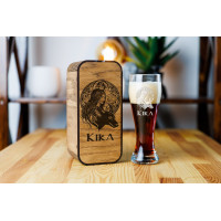 Personalized beer gift set Valkyrja Norse mythology 