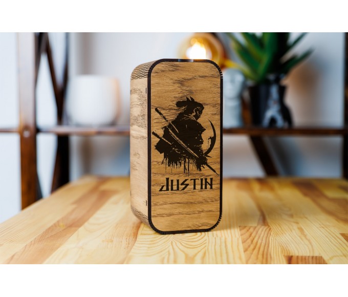 Personalized beer gift set Samurai 