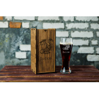 Personalized beer gift set 