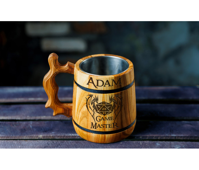 Wooden Beer Mug