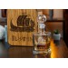 Personalized decanter gift set