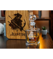 Personalized decanter gift set